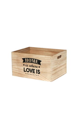3 cagettes en bois - Naturel - 28, 34 et 40 cm