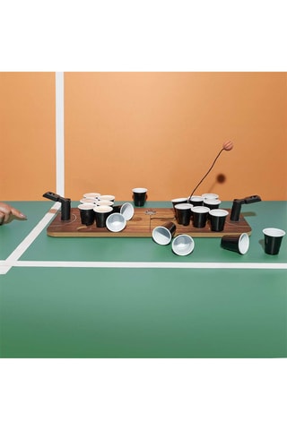 Jeu à boire « Beer Pong Catapulte » en pin