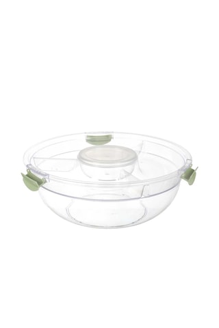 Boîte saladier à emporter avec couverts - Coloris aléatoire