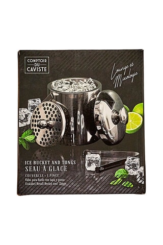 Seau à glace en acier inoxydable - 1,3 l