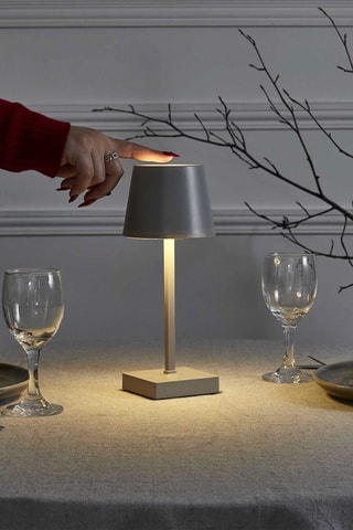 Lampe de table LED - Gris