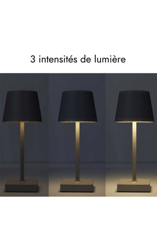 Lampe de table LED - Gris