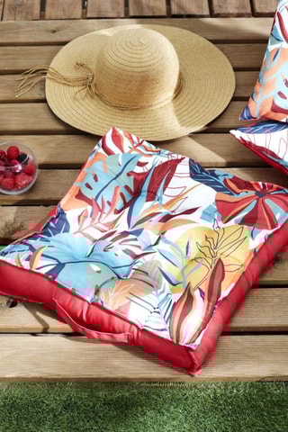 Coussin de sol Paradis Exotique - 40 x 40 cm