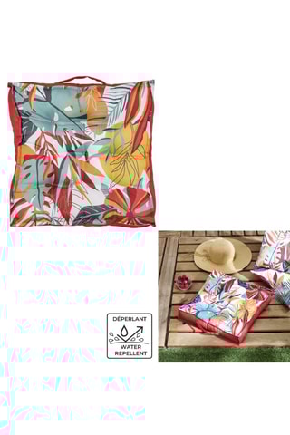 Coussin de sol Paradis Exotique - 40 x 40 cm