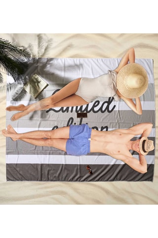 Drap de plage double - 170 x 140 cm - Modèle aléatoire