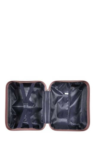 Set de 3 valises et vanity Madrid - Rose - 56/66/76/28 cm