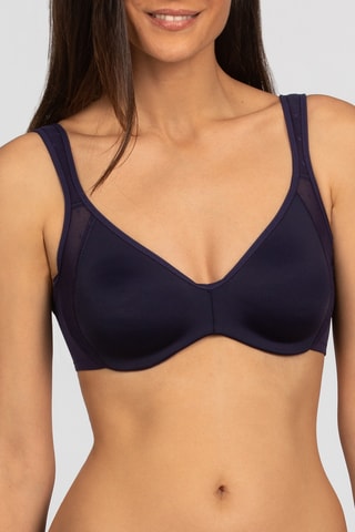 Voorgevormde Beha Minimizer - Marineblauw -  