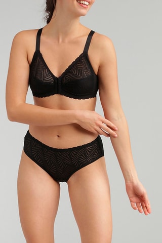Voorgevormde Bralette Ideal Posture - Zwart -  