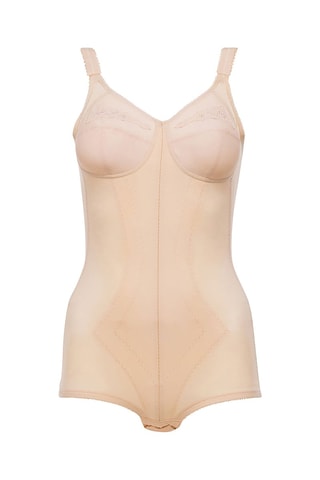 Afslankende Bodysuit Incroyable c'est une Gaine  Beige