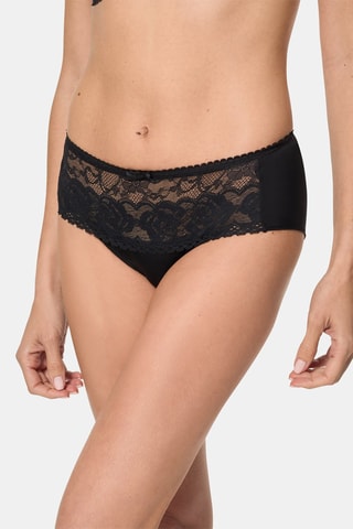 Slip Flower Elegance - Zwart