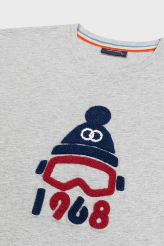 T-shirt - Gemêleerd Grijs