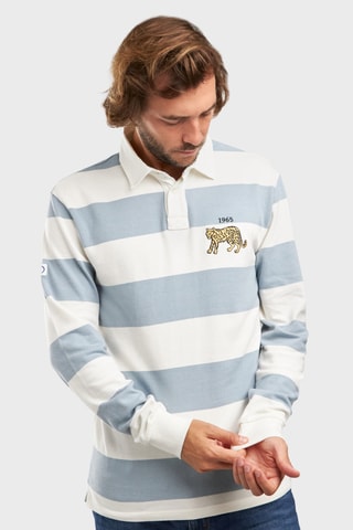Polo Regular Fit - Blauw en Wit
