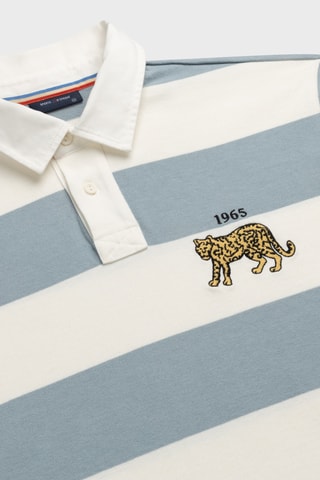 Polo Regular Fit - Blauw en Wit