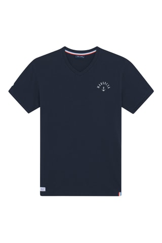 Biologisch Katoenen T-shirt - Donkerblauw