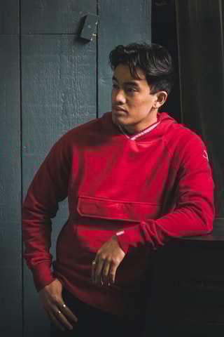 Sweater met Capuchon - Rood