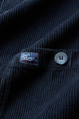 Velours Jasje - Donkerblauw