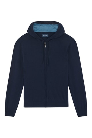Wollen en Kasjmier Sweater - Donkerblauw