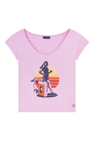 T-shirt - Lichtpaars