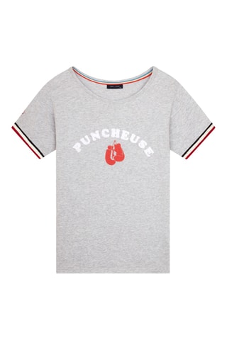 T-shirt - Gemêleerd Grijs
