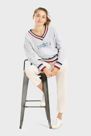 Sweater - Gemêleerd Grijs