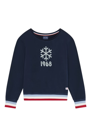 Oversized sweater - Blauw