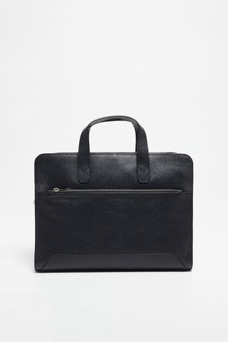 Porte-documents en cuir Lupo - Noir