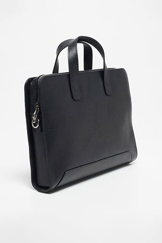 Porte-documents en cuir Lupo - Noir