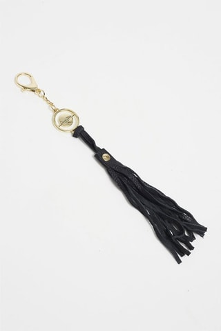 Porte clés en cuir Kchainp - Noir