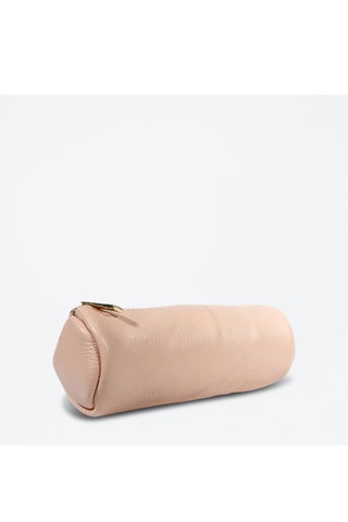 Trousse en cuir Laya - Rose