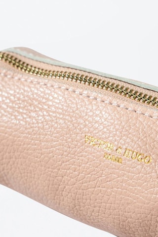 Trousse en cuir Laya - Rose