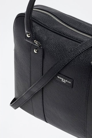 Sacoche en cuir Iris - Noir