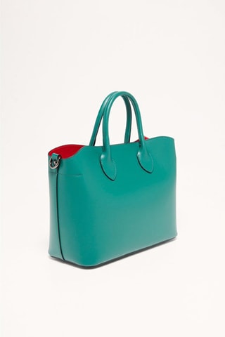 Sac à main en cuir Nisa - Vert