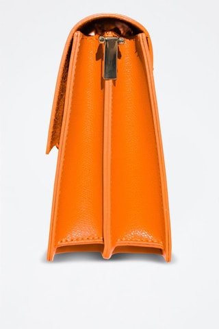 Sac bandoulière en cuir Nilya - Orange