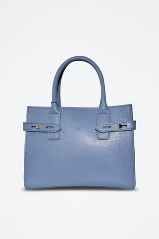 Sac à main en cuir Livia - Bleu