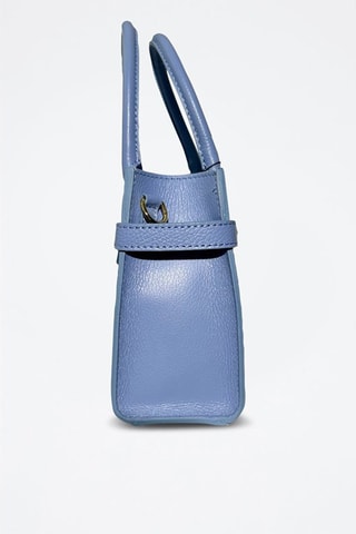 Sac à main en cuir Livia - Bleu