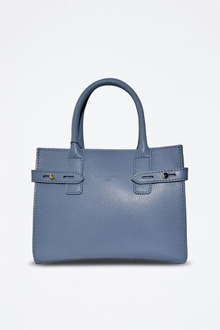 Sac à main en cuir Livia - Bleu