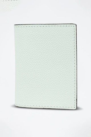 Porte-cartes en cuir Salma - Blanc