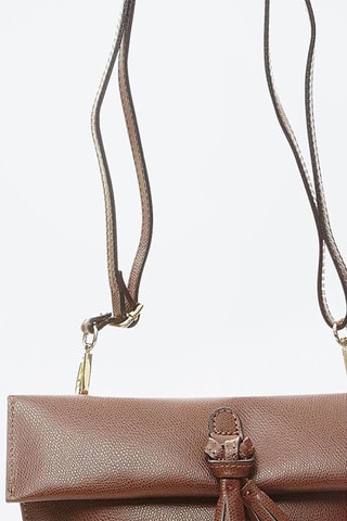 Sac à main en cuir Noa - Marron