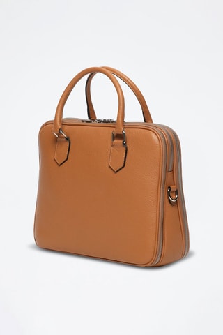 Sacoche en cuir Elio - Marron