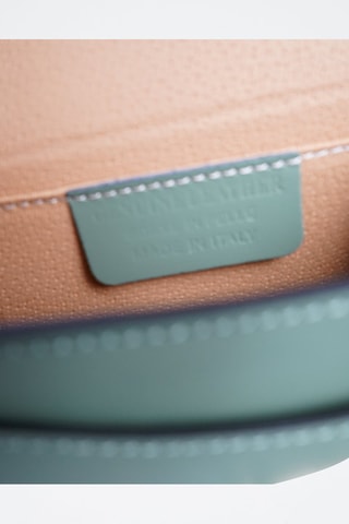 Sac à main en cuir Eric - Bleu