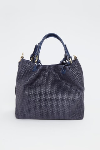 Sac à main en cuir Reina - Bleu