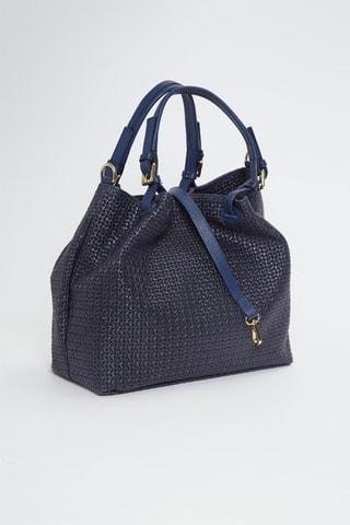 Sac à main en cuir Reina - Bleu