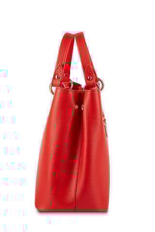 Sac à main en cuir Flamme - Rouge