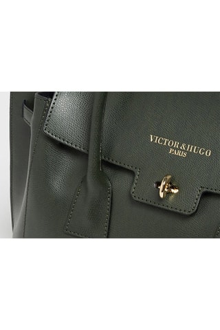 Sac à main en cuir Jane - Vert