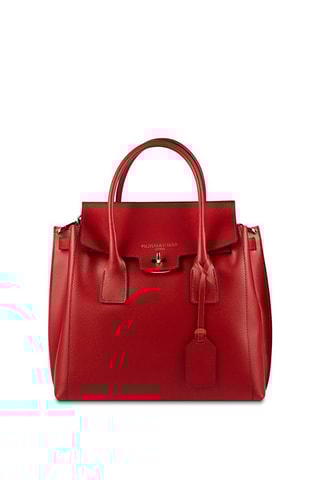 Sac à main en cuir Jane - Rouge