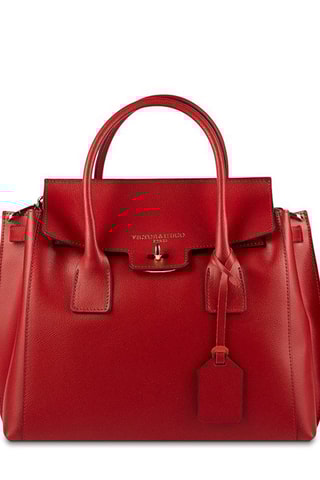 Sac à main en cuir Jane - Rouge