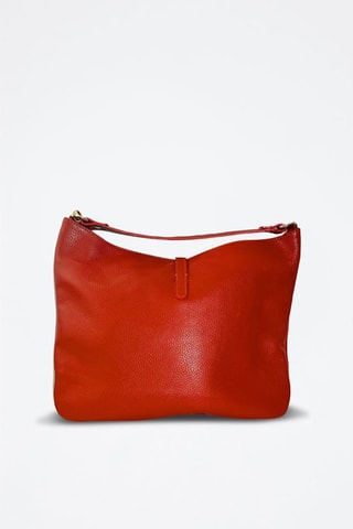 Sac porté épaule en cuir Margot - Rouge