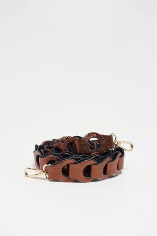 Bandoulière en cuir Sasha - Doré