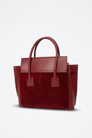 Sac à main en nubuck Janebi - Rouge