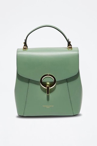 Sac à main en cuir Elena - Vert